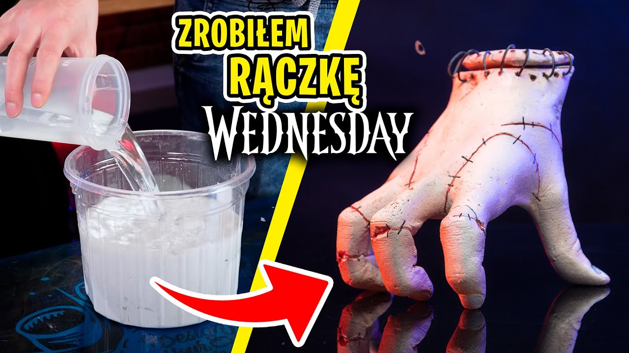 Zrobiłem Pana Rączkę z WEDNESDAY - DIY - Zrób to sam