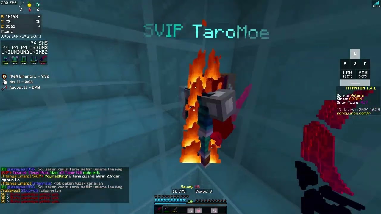 6x kan 1x buz kesme SonOyuncu Titanyum Comeback PvP