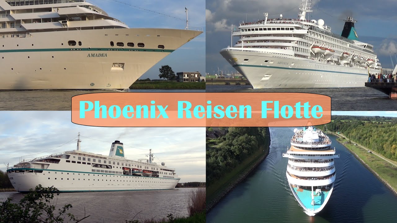 PHOENIX REISEN Flotte 2026 - Die 4 weißen Schwäne