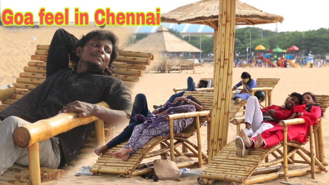Goa feel in marina #chennai #marina ##lovers #romance #devolopment