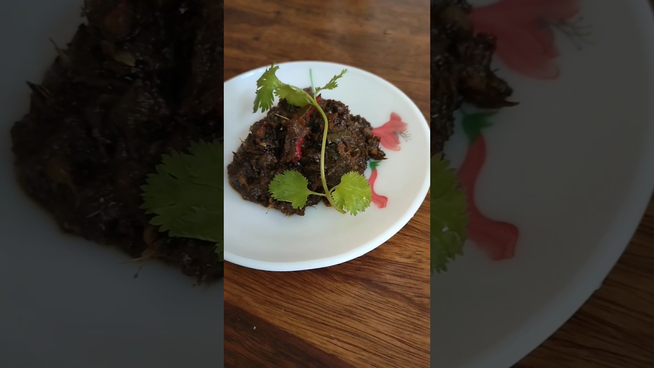 fermented dry fish chutney recipe #viral #trending #youtubeshorts