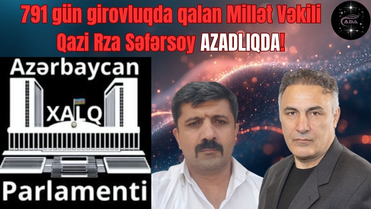 Siyasi məhbus Qazi Rza Səfərsoy bu gün azad edildi! ABŞ İranı dövrəyə aldı, hər an vura bilər. 📱