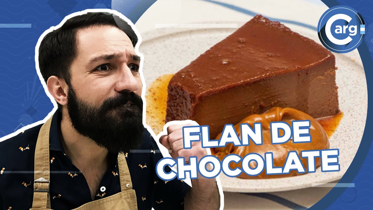 RECETA FLAN DE CHOCOLATE