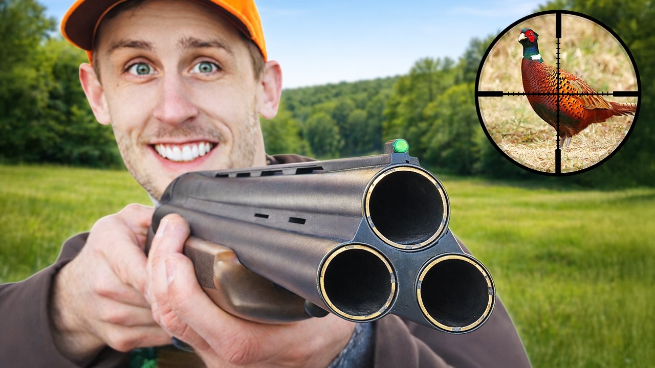 Bird Hunting with a Triple Barrel Shotgun! 