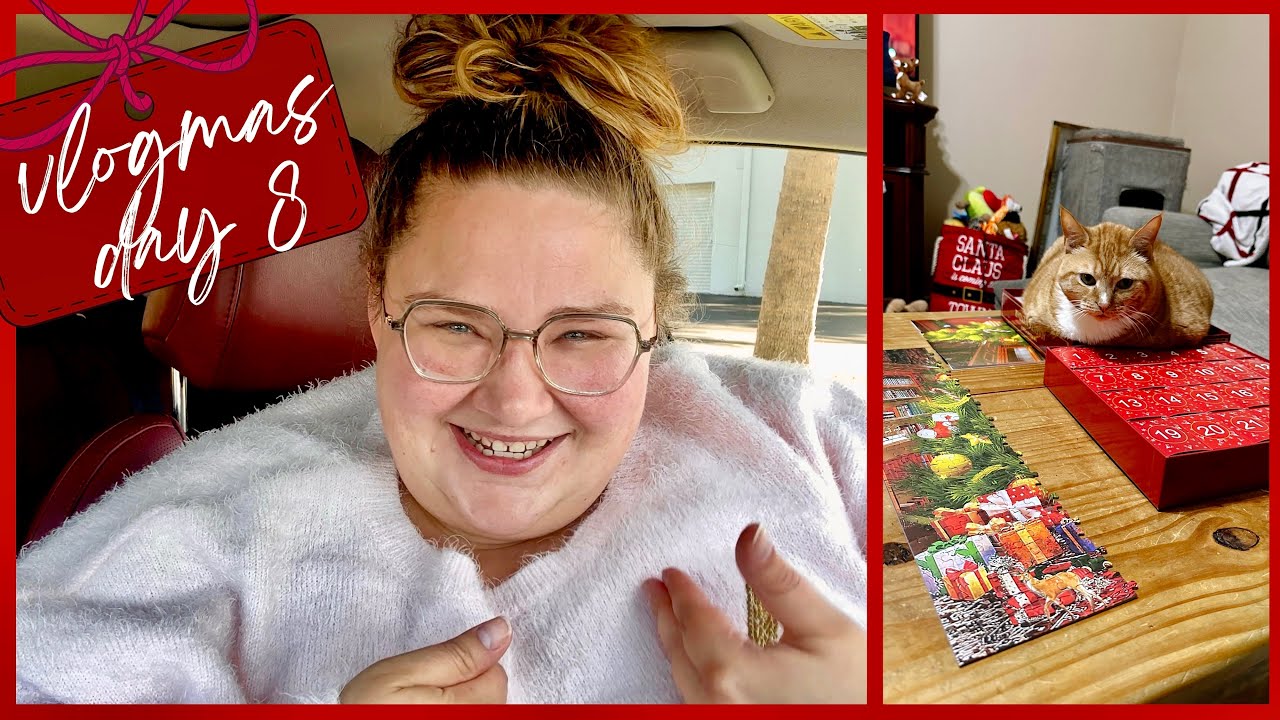 VLOGMAS DAY 8 | Puzzle advent Calendar | Black Friday Storytime