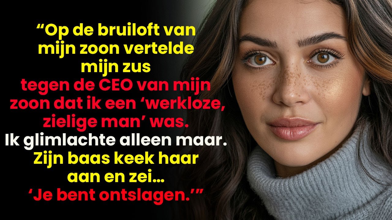 OP DE BRUILOFT VAN MIJN ZOON VERNEDERDE MIJN ZUS ME OMDAT ZE EEN DAKLOZE LOSER WAS