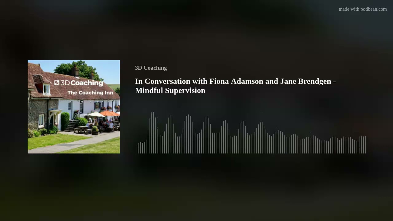In Conversation with Fiona Adamson and Jane Brendgen - Mindful Supervision