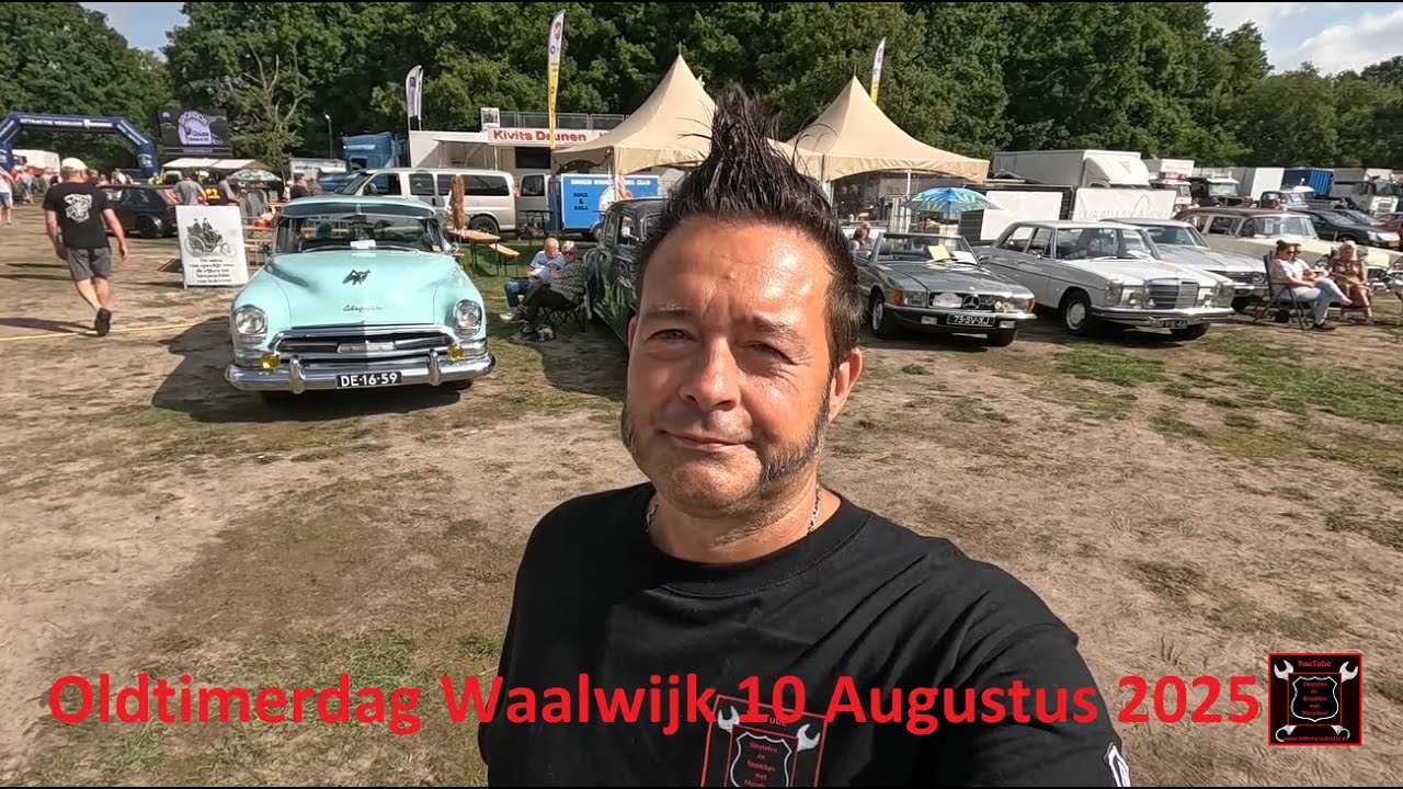 Oldtimerdag Waalwijk 10 Augustus 2025 oldtimers klassiekers Youngtimers Bezoeken met Morpheus.