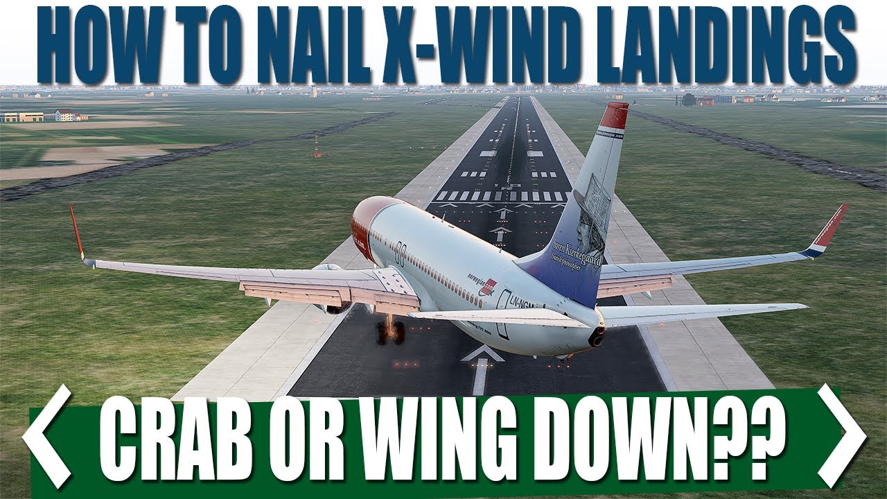 How to land 737 with maximum crosswind. SimSpotting with a real pilot.
