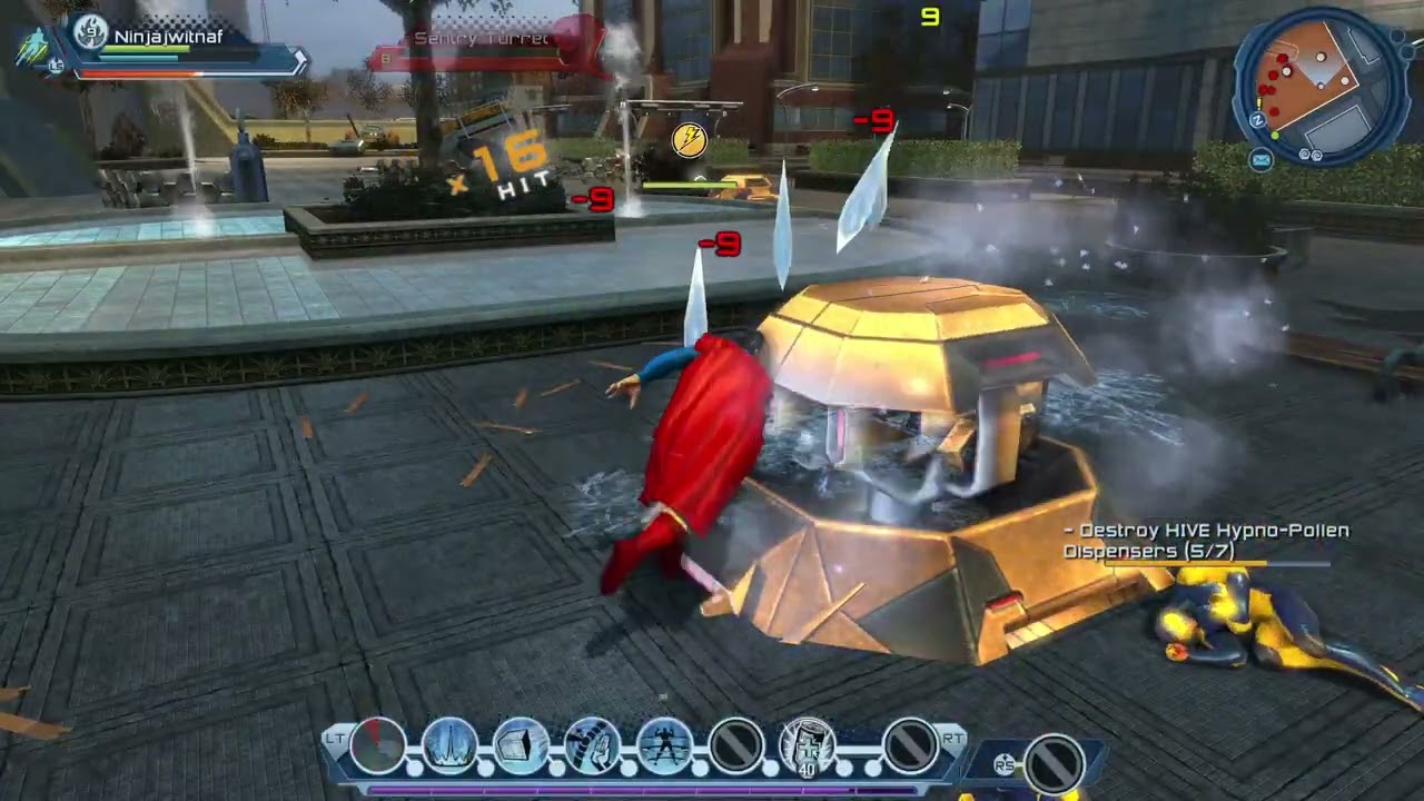 Playing as the new superman in DC Universe Online