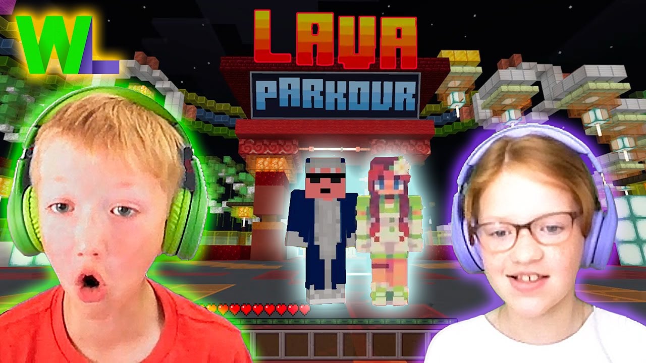 Minecraft Lava Parkour Challenge! 🔥 Will vs Layla
