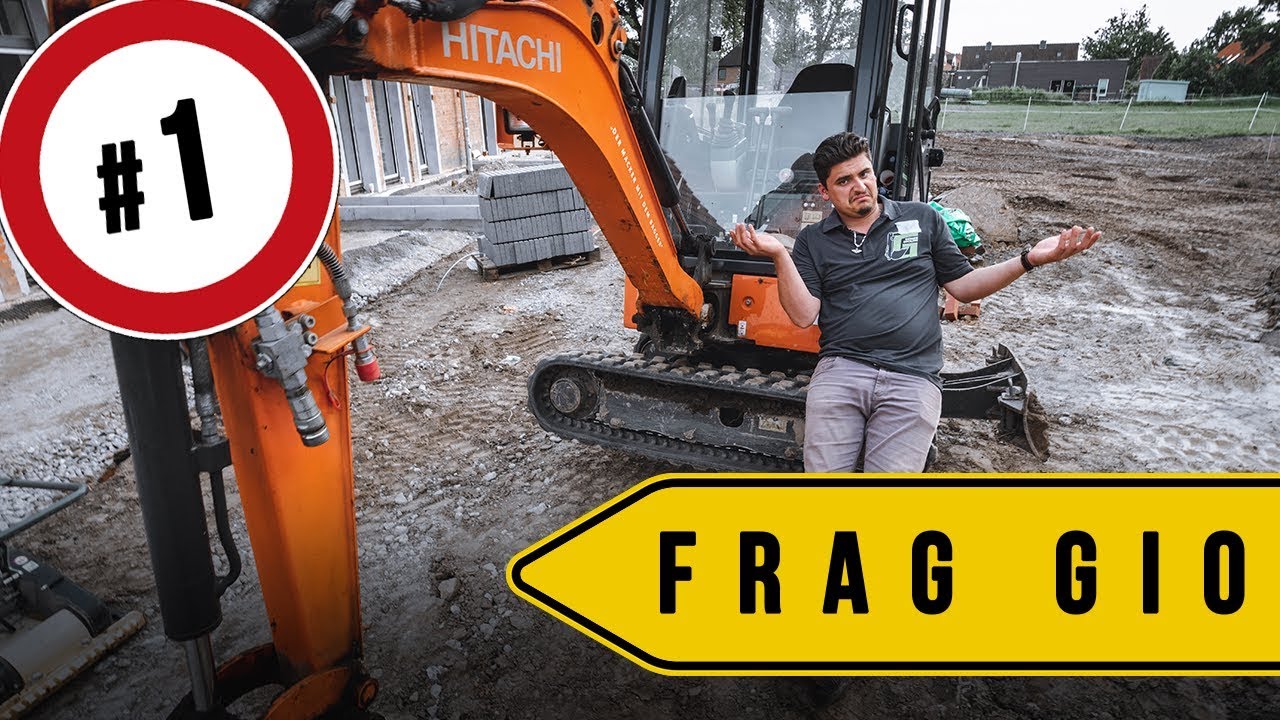 Minibagger fahren | Frag Gio