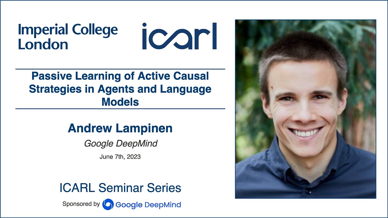 Passive Learning of Active Causal Strategies in Agents and Language Models | Andrew Lampinen