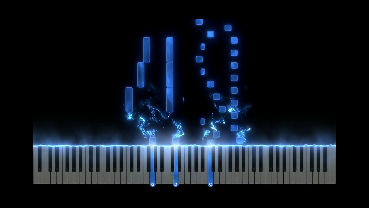 Bach Toccata and Fugue in D Minor (Piano solo) Piano tutorial