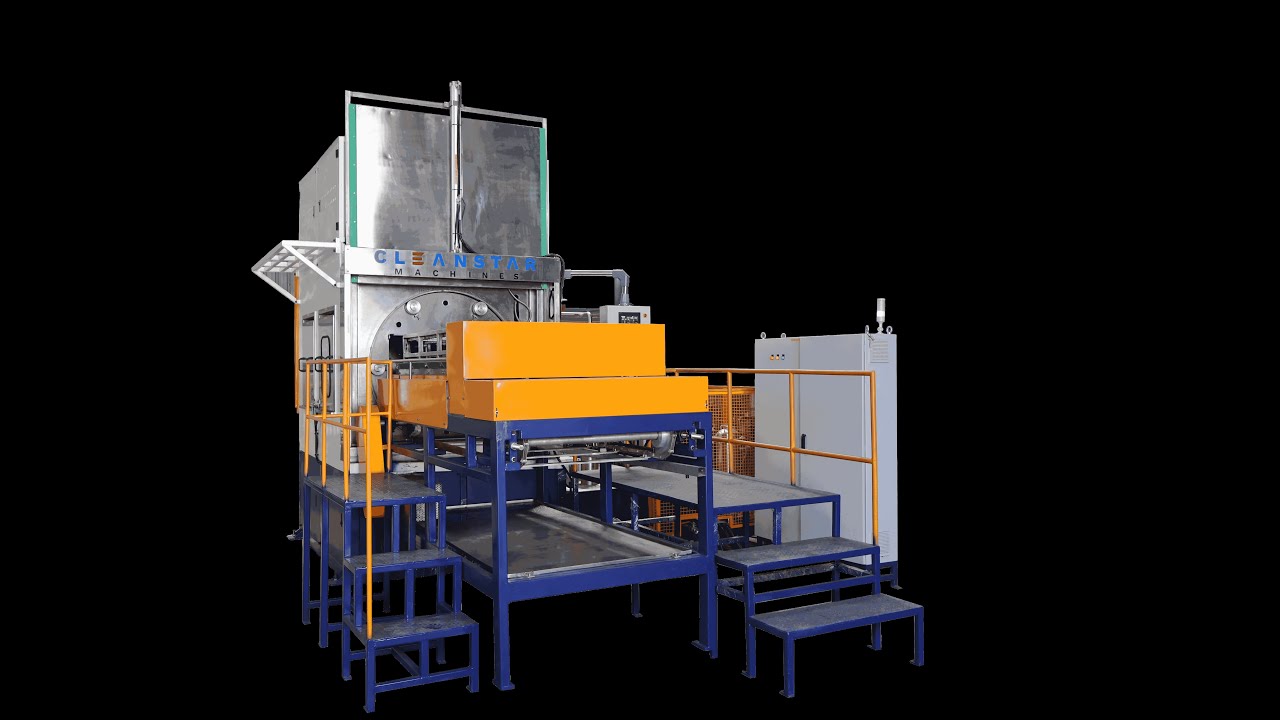 Cage Rotation Industrial Parts Washing Equipment l Cleanstar Machines