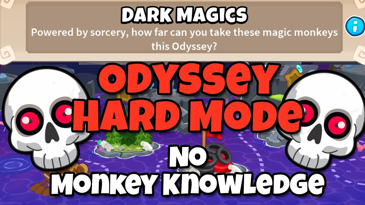 BTD6 Odyssey Guide || No Monkey Knowledge || Dark Magics
