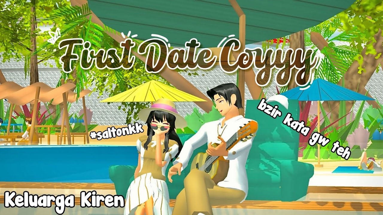 FIRST DATE, SPONTAN UHUY || KELUARGA KIREN || DRAMA SAKURA SCHOOL SIMULATOR