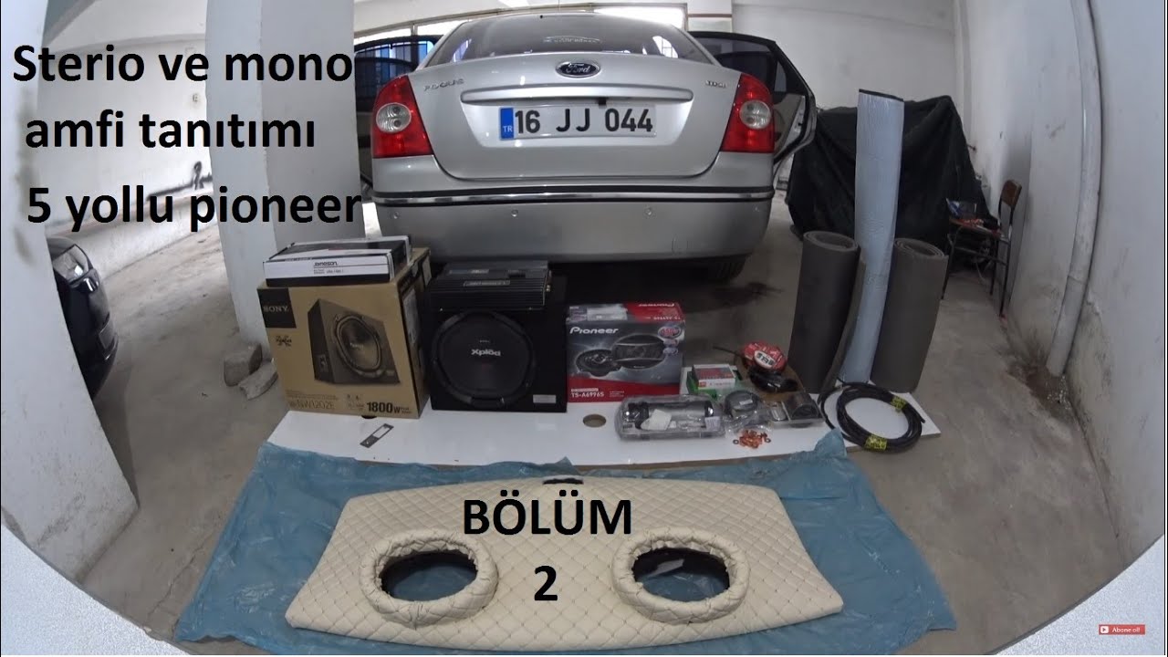 Ses sistemini güçlendirdik. Bölüm 2 Pioneer Ts-A6996S, Jameson USA-505, Jameson USA-1500.1 kutu açıl