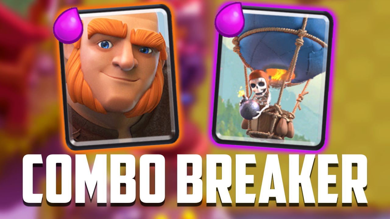 Clash Royale - Giant = BUSTED! Giant Balloon Combo