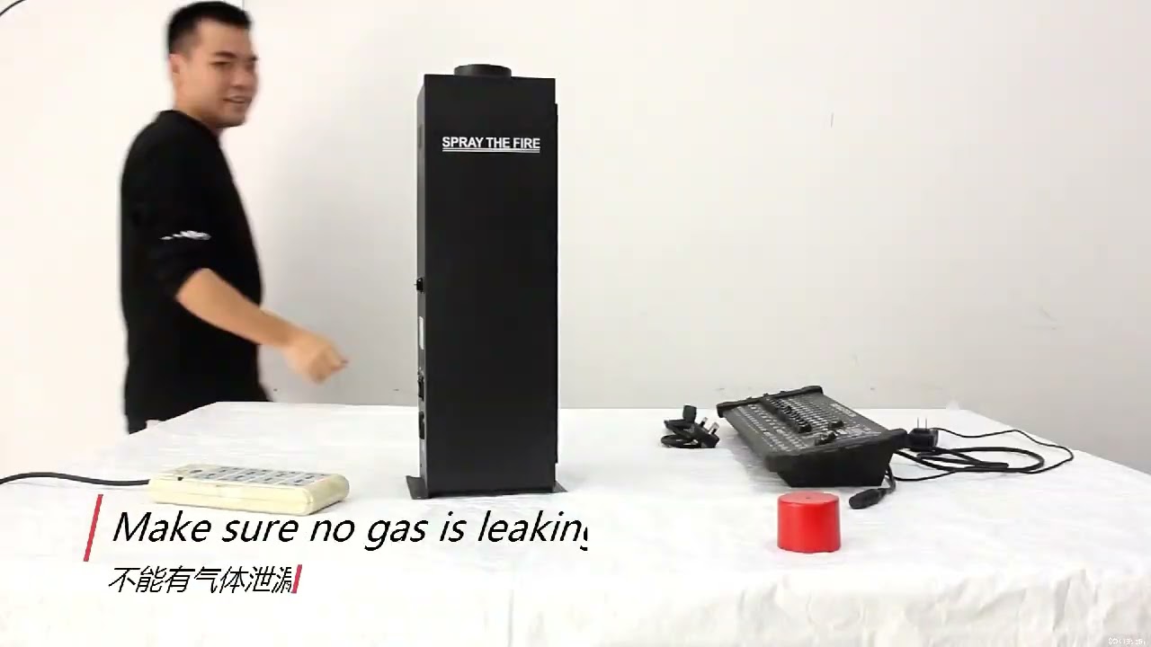 1/2Pack 200W DMX Fire Thrower Flame Effect Projector Machine Stage