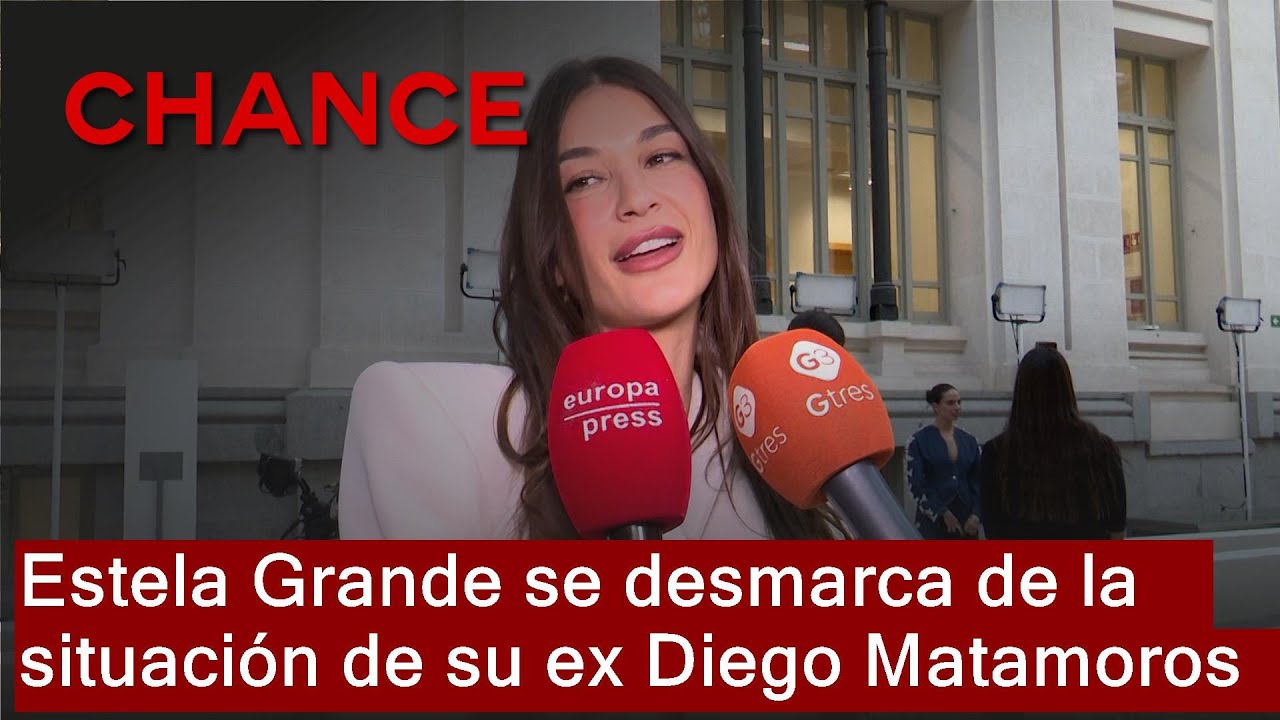 Estela Grande se desmarca de la situación de su ex Diego Matamoros
