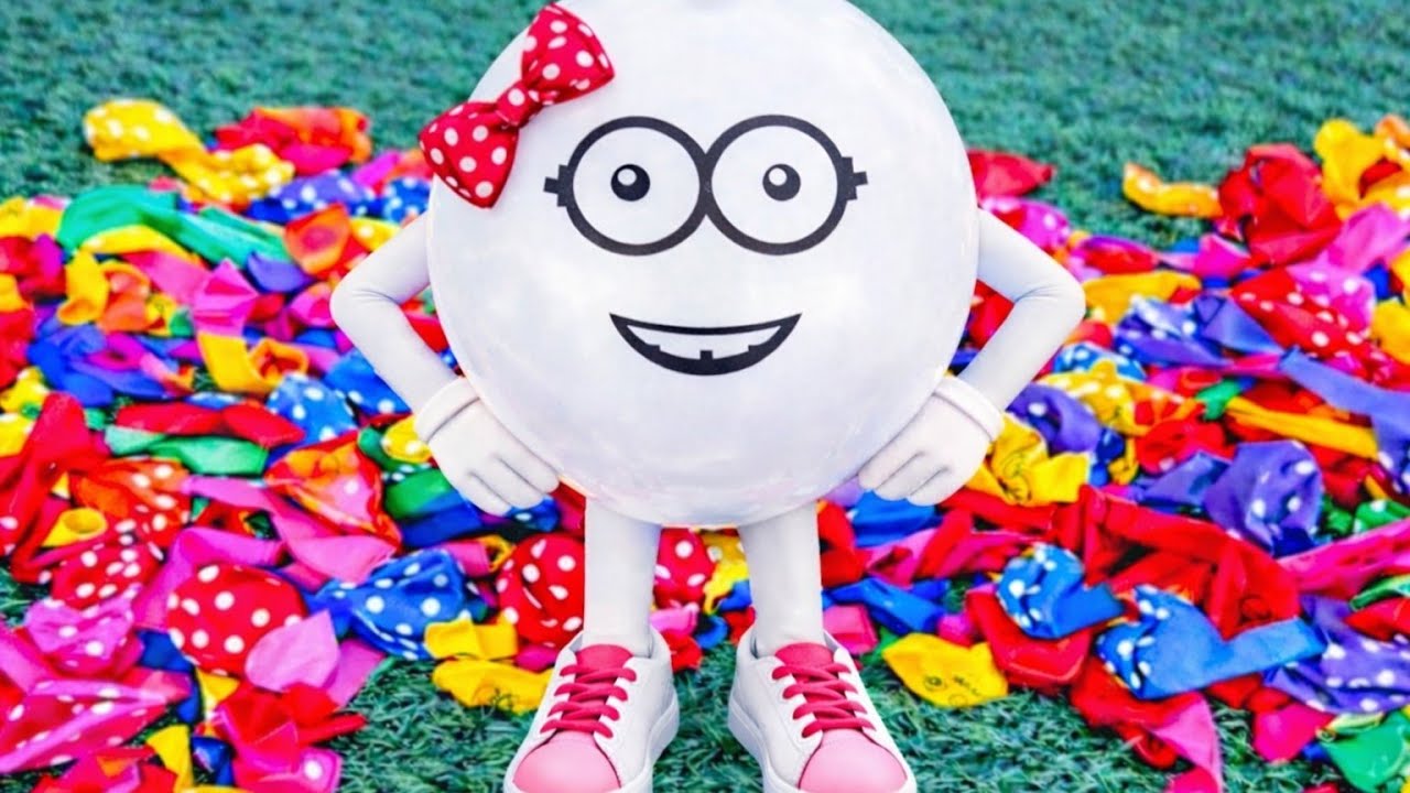 3 K ASMR COMPILATION OF BURST EMOJI BALLOONS  .,.,.!!#poppballons​ #balloon