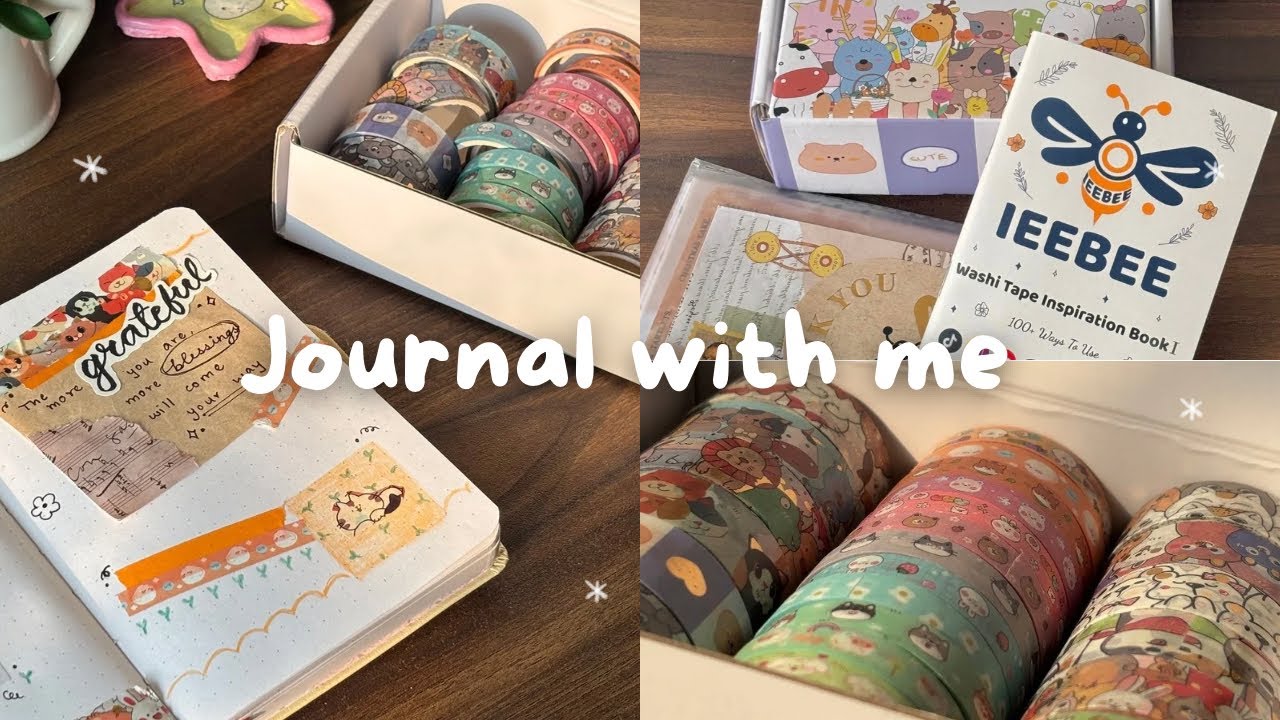 stationery supplies haul ☁️🍊 | journal with me 🥞 | ft. IEEBEE . ⊹