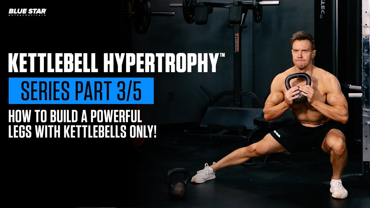 Kettlebell Hypertrophy™: How To Build Powerful Legs With Kettlebells Only | Ft. Rob Riches