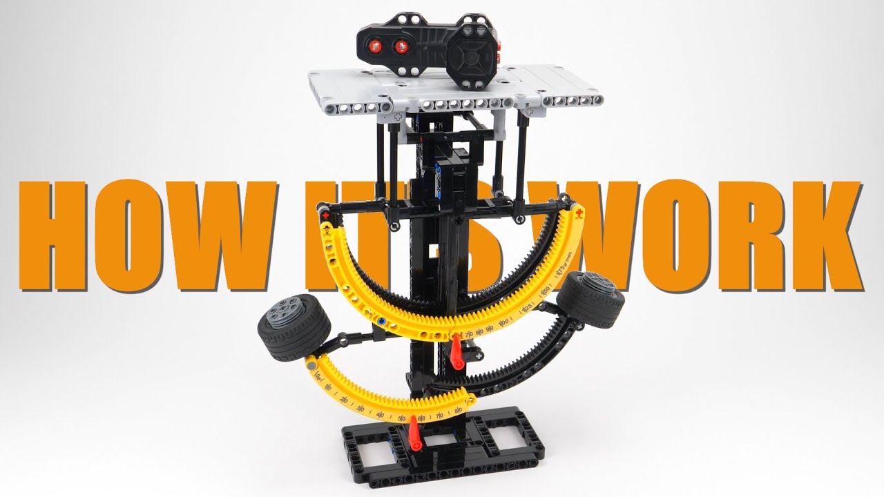 How I made this Letter Scale in LEGO Technic