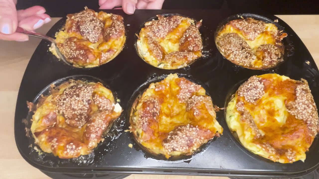 ZucchiPfaMafi-Zucchini-Paffkuchen-Maffins eine Leckerei 
