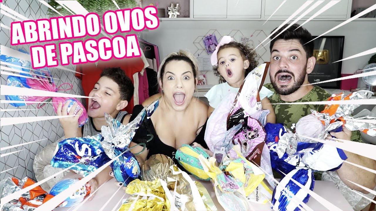 ABRINDO OVOS DE PASCOA 2020 | Kathy Castricini