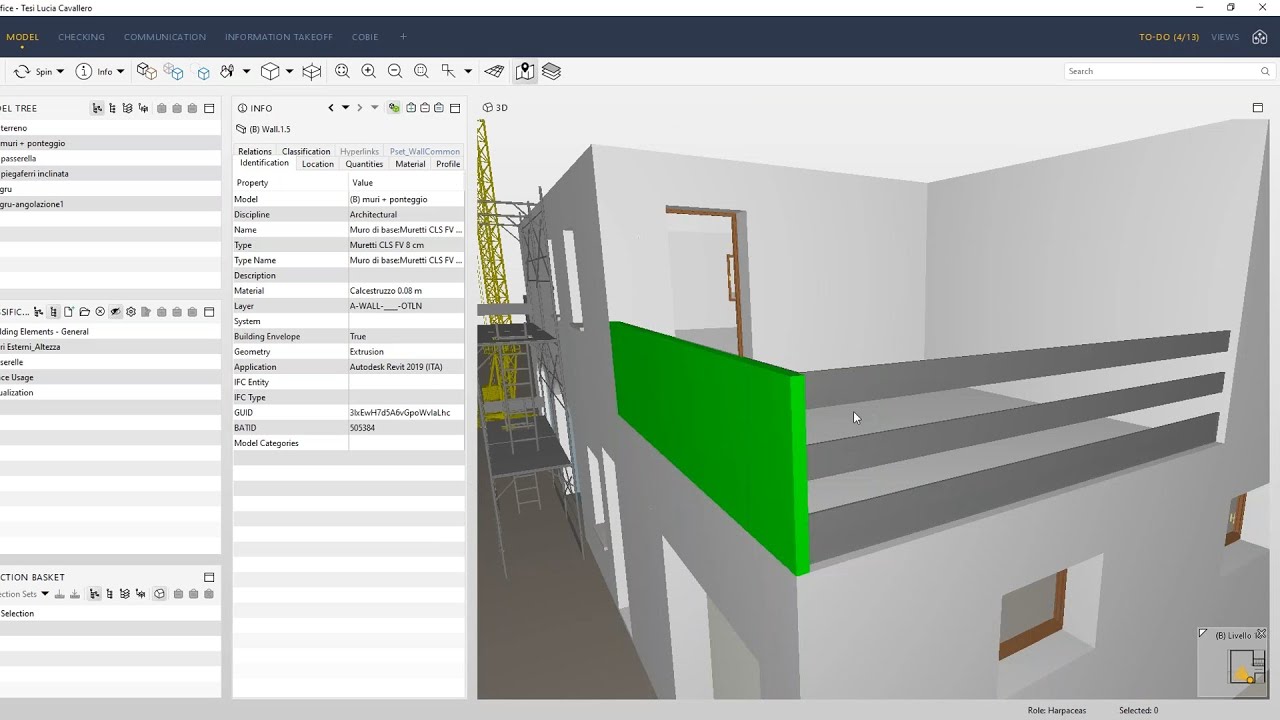 La sicurezza in cantiere attraverso la metodologia di progettazione BIM in Solibri