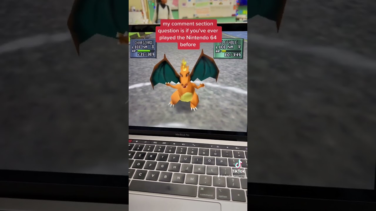 Playing Pok&eacute;mon Stadium 2 in the Classroom!