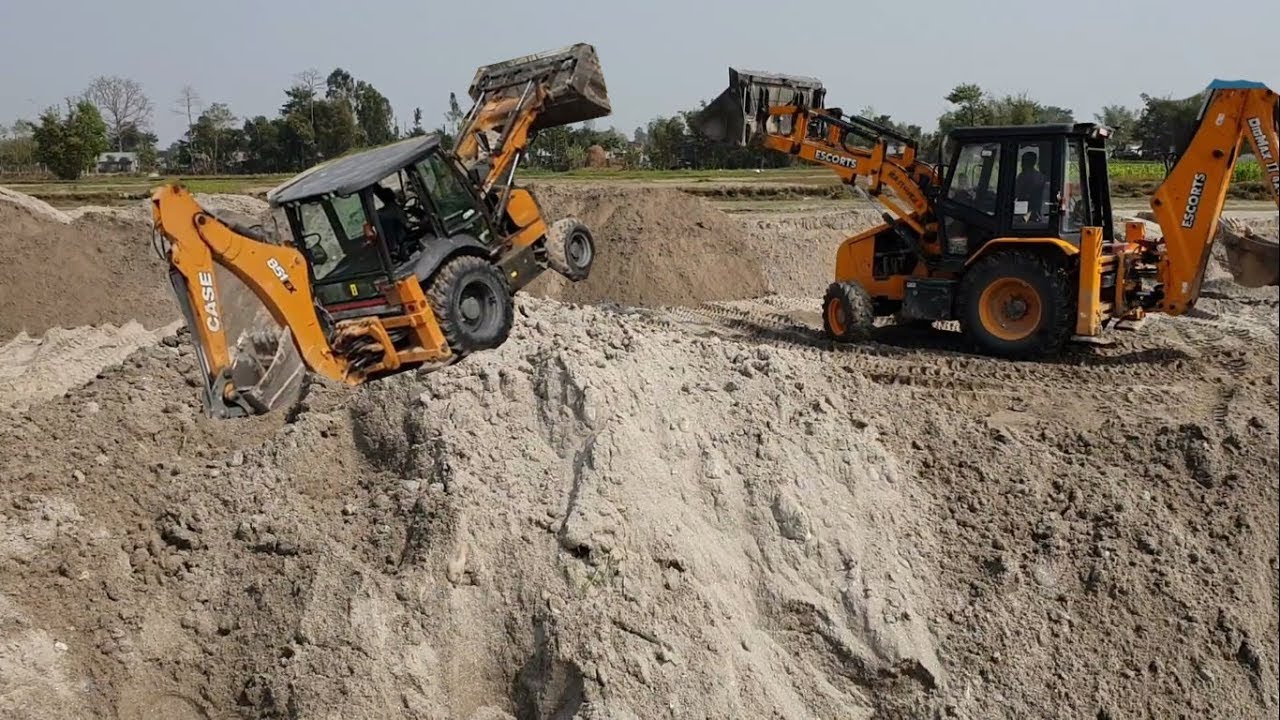 Escort VS Case Backhoe Loaders -Protecting FLOOD HIT Region
