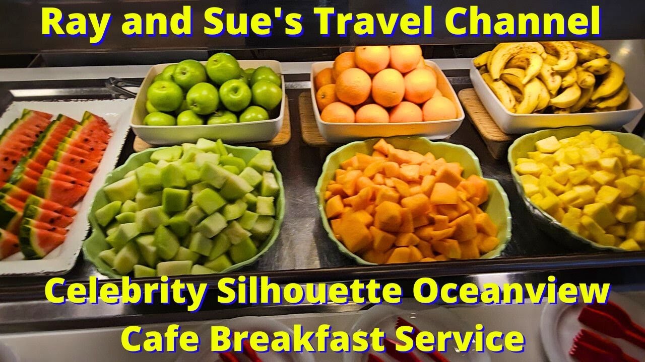 Celebrity Silhouette Oceanview Caf&eacute; Breakfast Service