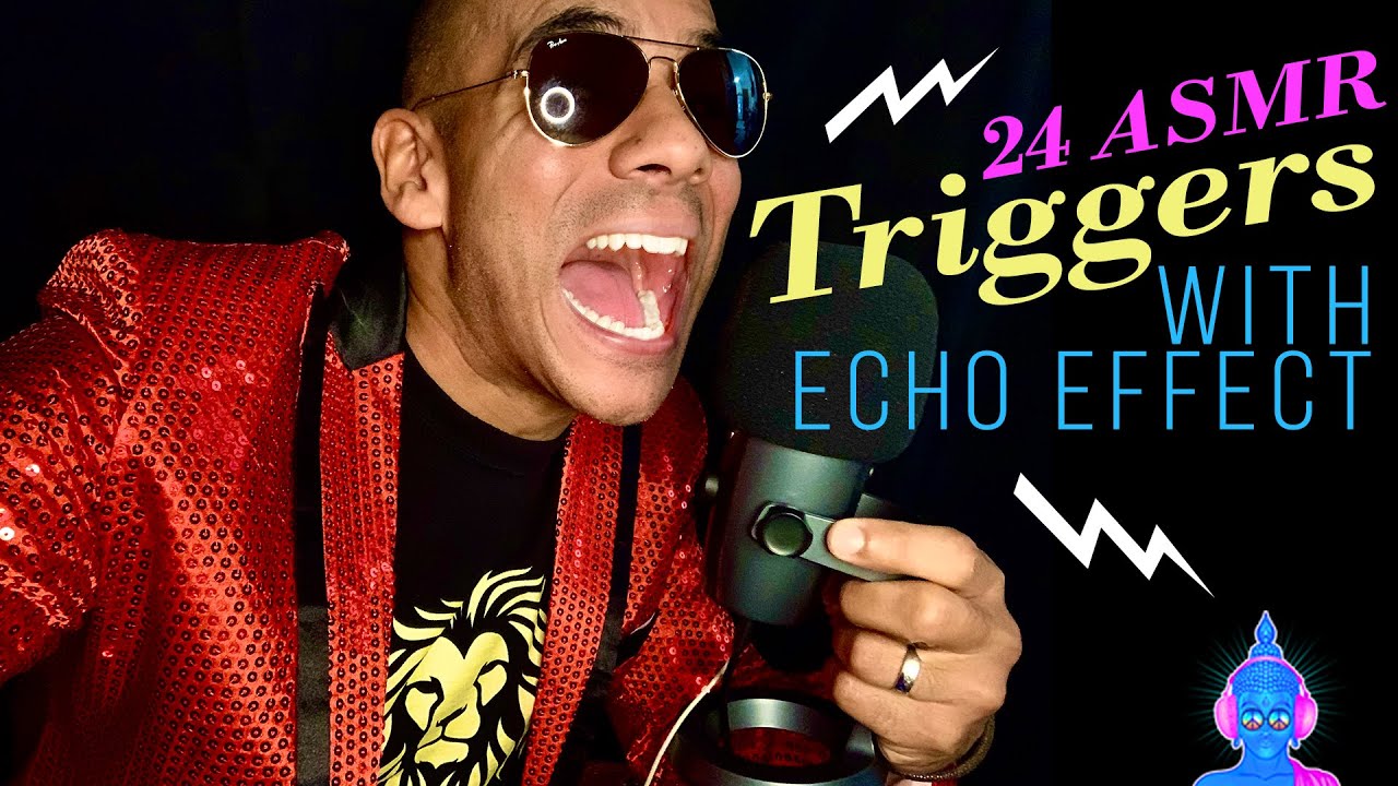 ASMR / 24 🔥 FAST 👿 AGGRESSIVE ASMR TRIGGERS / WITH ECHO EFFECT / 37 MINUTE LOOP