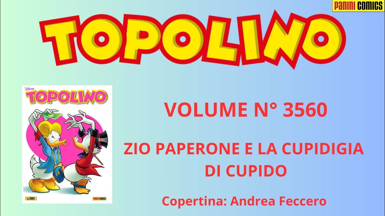 Video recensione TOPOLINO numero 3560#topolino #paninicomics #fumetti