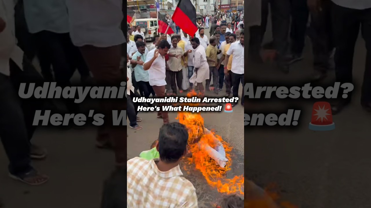 TVK VS DMK 😯 | Udhayanidhi Stalin Arrested ‼️#tvk #dmk #tnpolitics #vijay #udhayanidhistalin