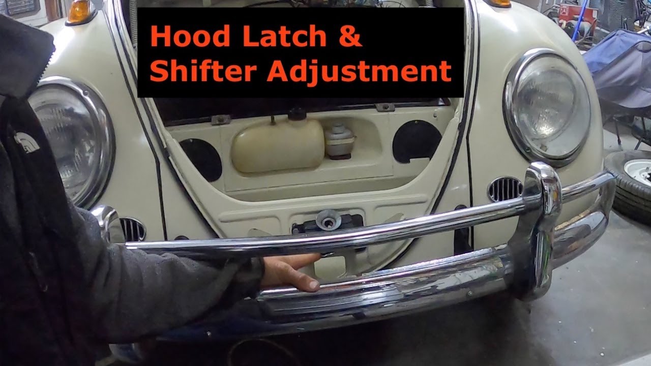 1961 VW Beetle (65 Pan) - Hood Latch and Shifter Adjustment - 103