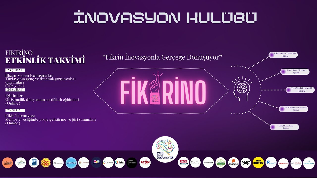FİKİRİNO - Eğitimler Günü (Finansal Okuryazarlık, Bir Fikrim Var Nerden Başlamalıyım)