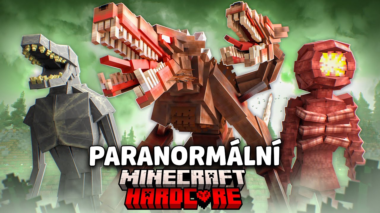 Přežil jsem 24 HODIN v PARANORMÁLNÍM LESE v Minecraftu