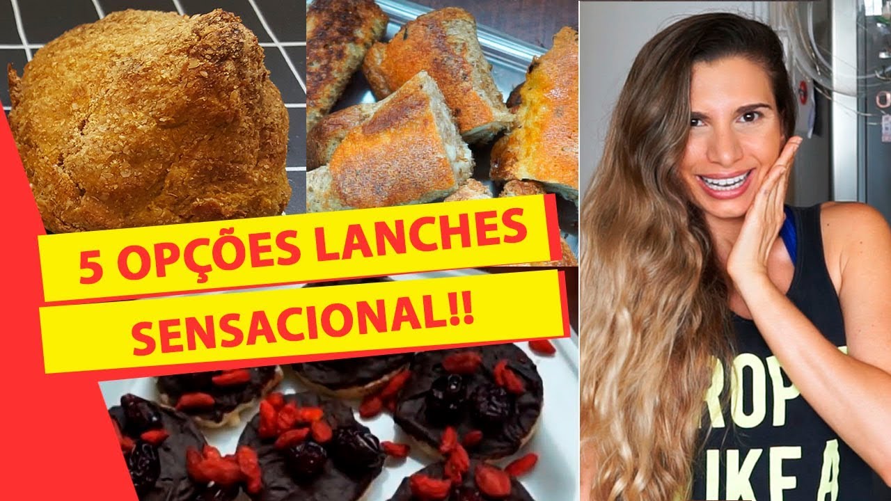 5 RECEITAS DE LANCHES F&Aacute;CEIS E SAUD&Aacute;VEIS \ LANCHES FITNESS \ Receitas fit