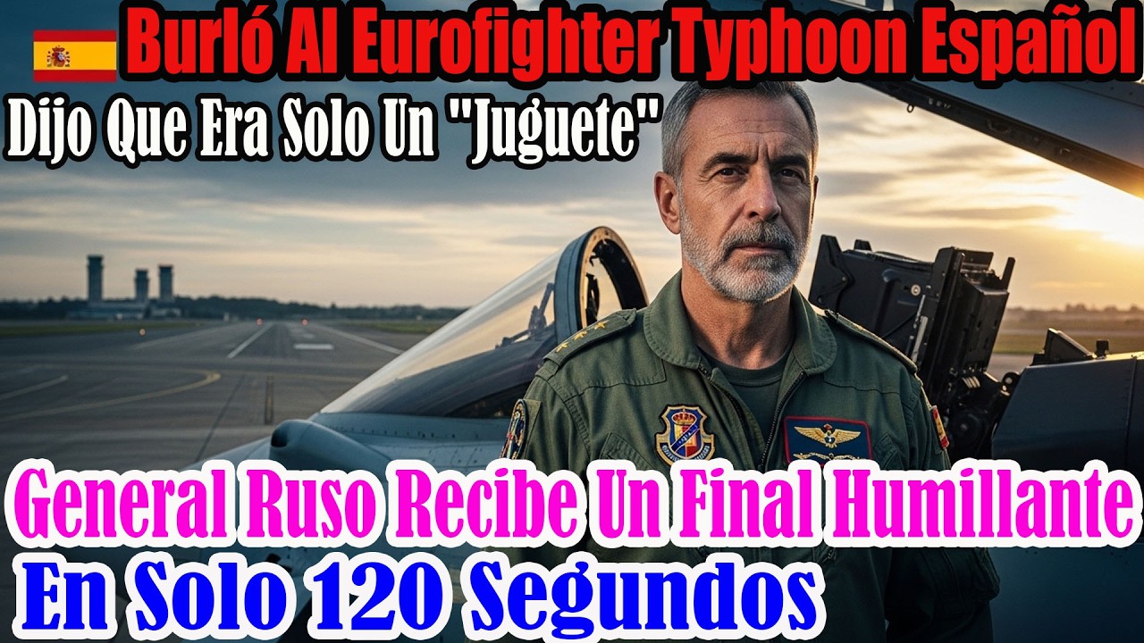 General ruso se burla Eurofighter español; 120s después palidece al ser fijado 4 veces en Albacete!!