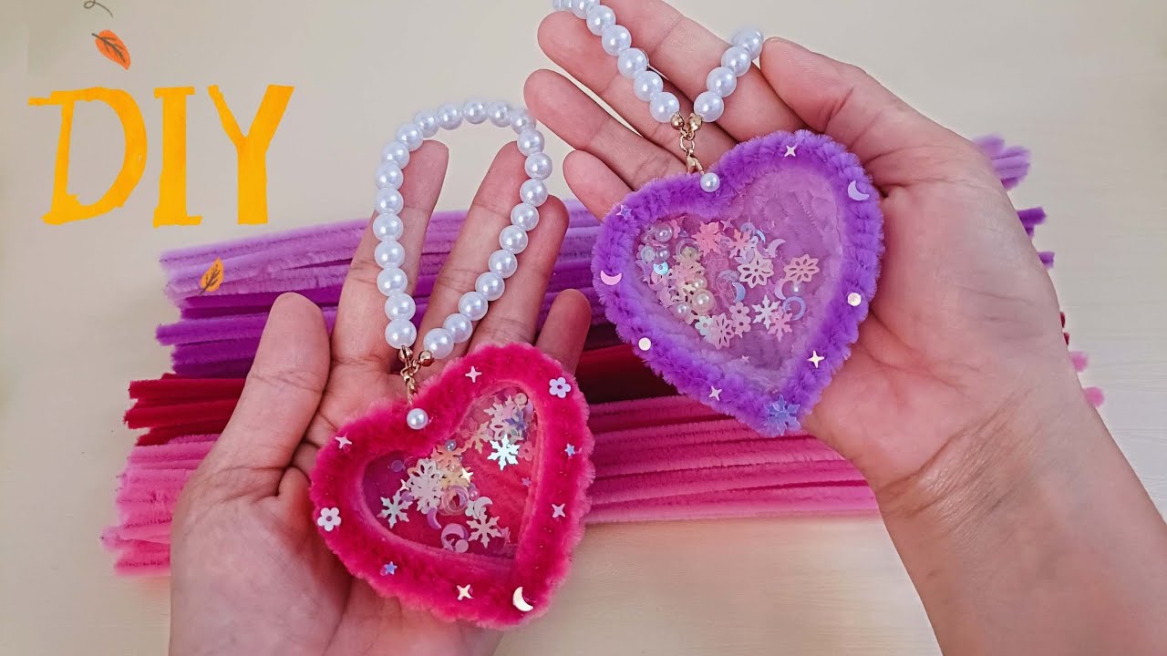 Pipe Cleaner Heart Keychain Tutorial – Cute & Easy Handmade Gift Idea