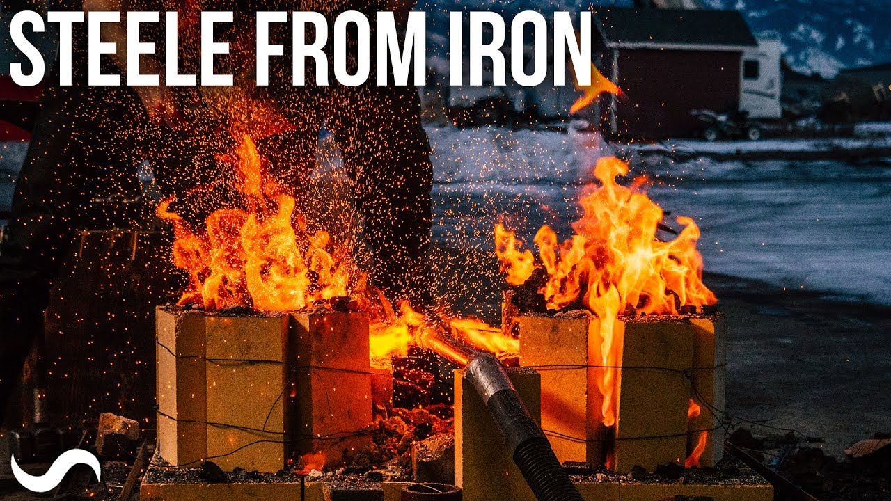 MAKING STEELE FROM IRON!!!