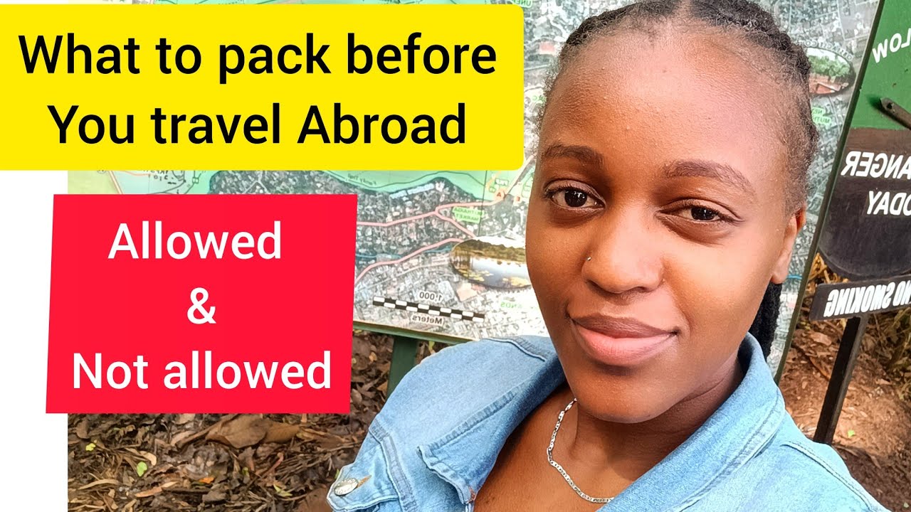 WHAT TO CARRY / PACK WHEN TRAVELING ABROAD.