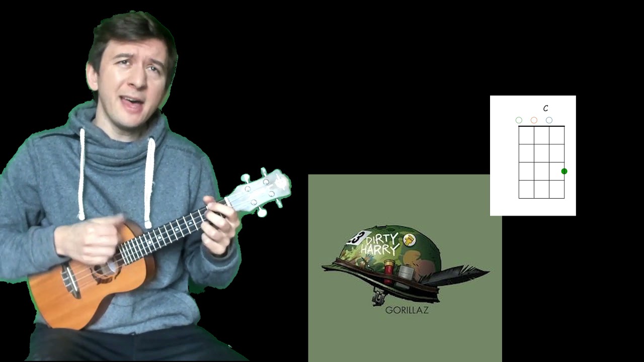Сlint Eastwood/Dirty Harry/19-2000 (Gorillaz ukulele cover)