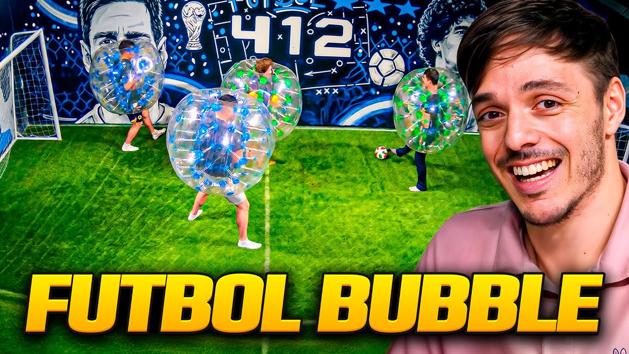 FUTBOL BURBUJA: DAVO y COBRA vs TEO y AGUSNETA - QUIEN ES MEJOR? 