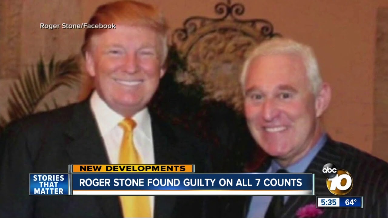 Roger Stone found guilty on all counts