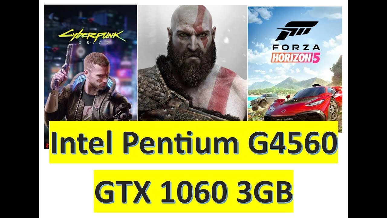 Intel Pentium G4560 With NVIDIA GTX 1060 3GB in 16 AAA Games Benchmark